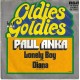 PAUL ANKA - Lonely boy / Diana